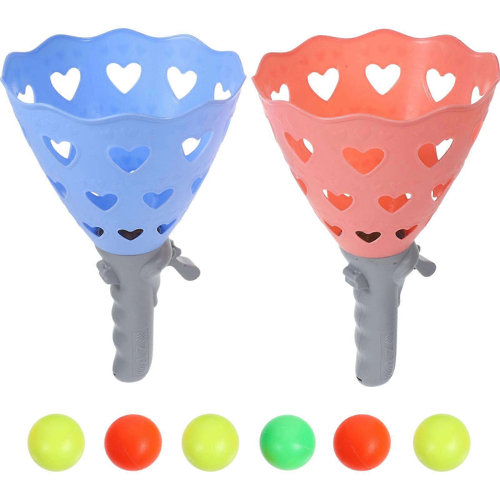 Fun Catching Game for Kids with Multi Colored Cups Suitable for Indoor or Outdoor Play Fostering Coordination Skills 2 Sets