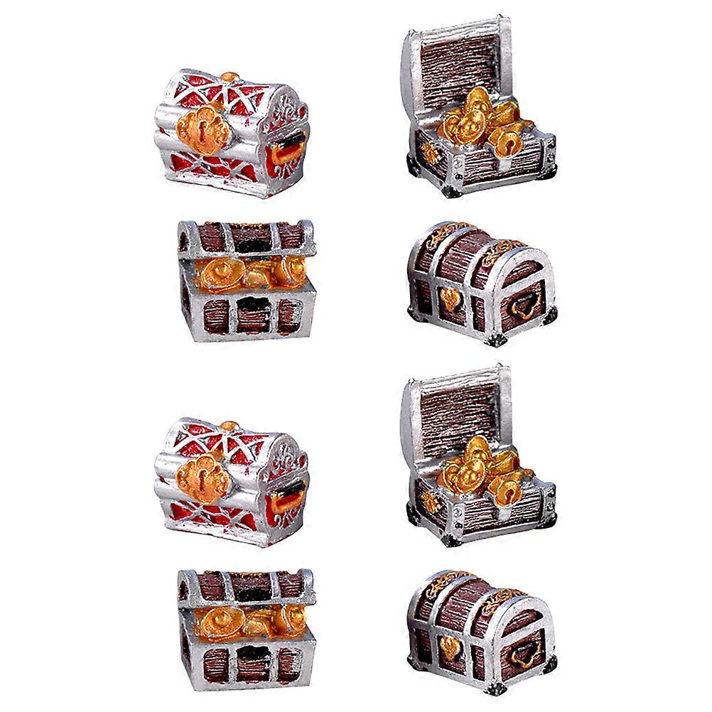 Decorative Mini Treasure Box for Aquarium Decoration 40Pcs Set