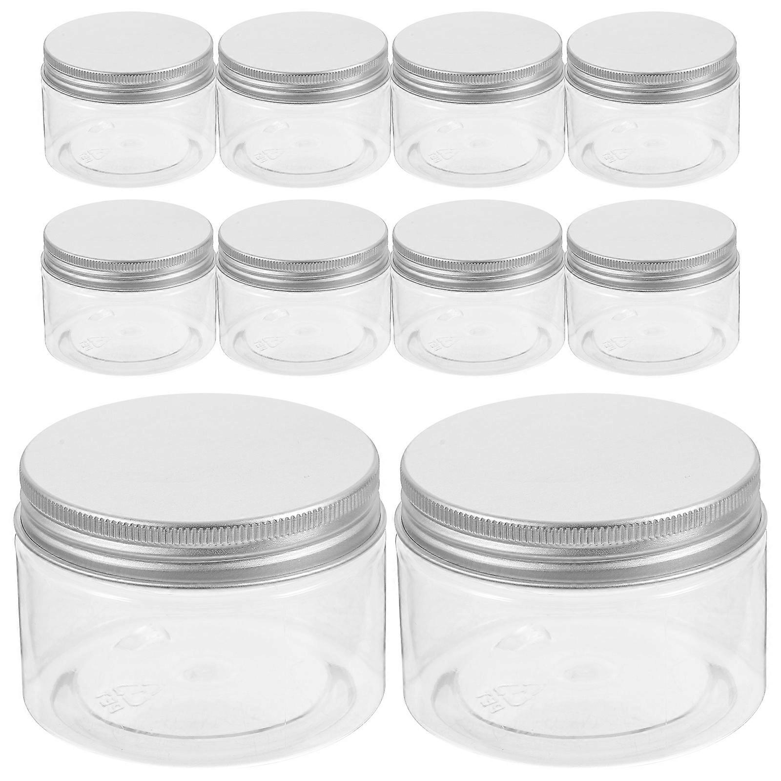 Coffee Bean Display Jar Food Jar For Tea Sugar 120ml Round Preservation 10Pcs