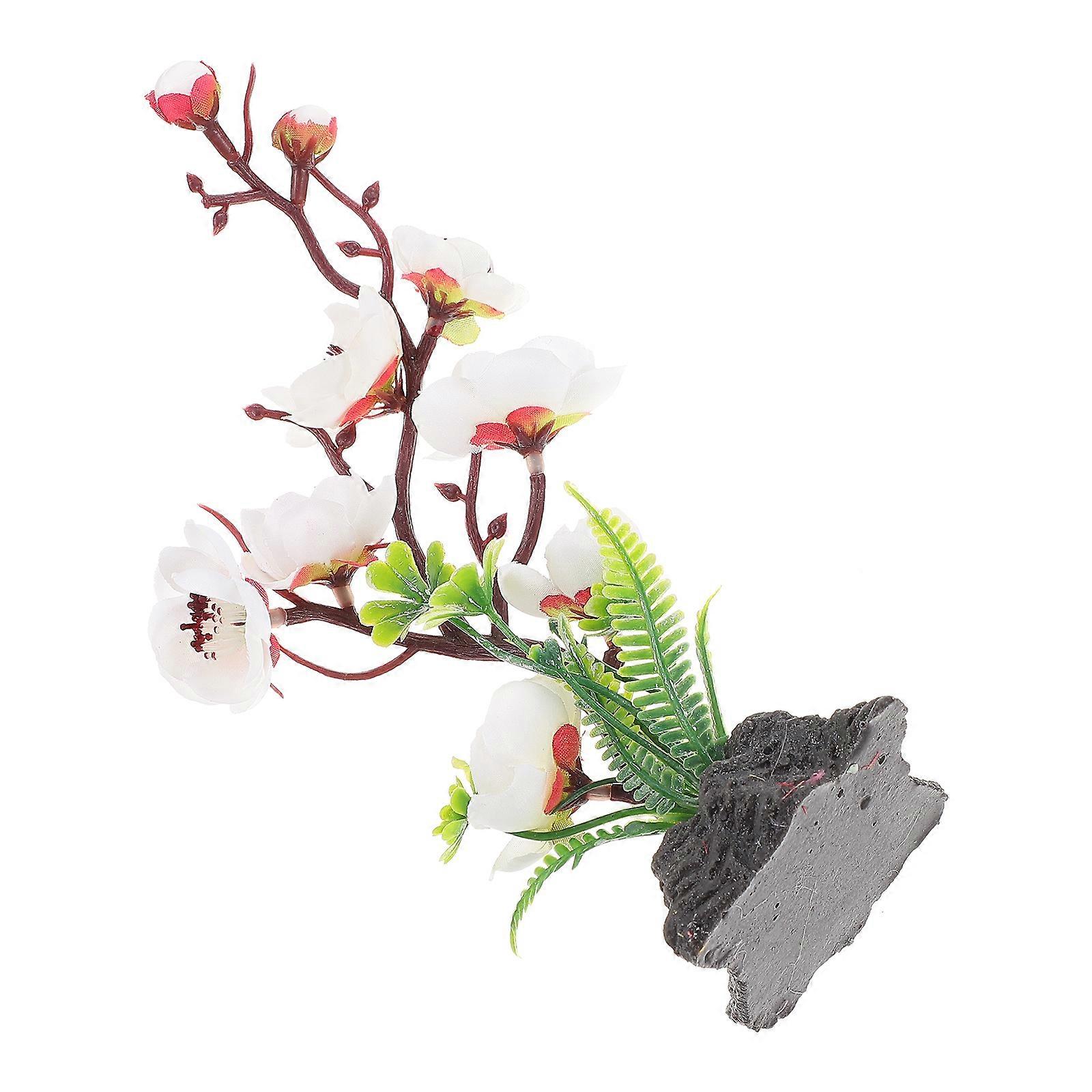 Sushi Restaurant Flower Desktop Ornament for Tabletop Use 3Pcs Set