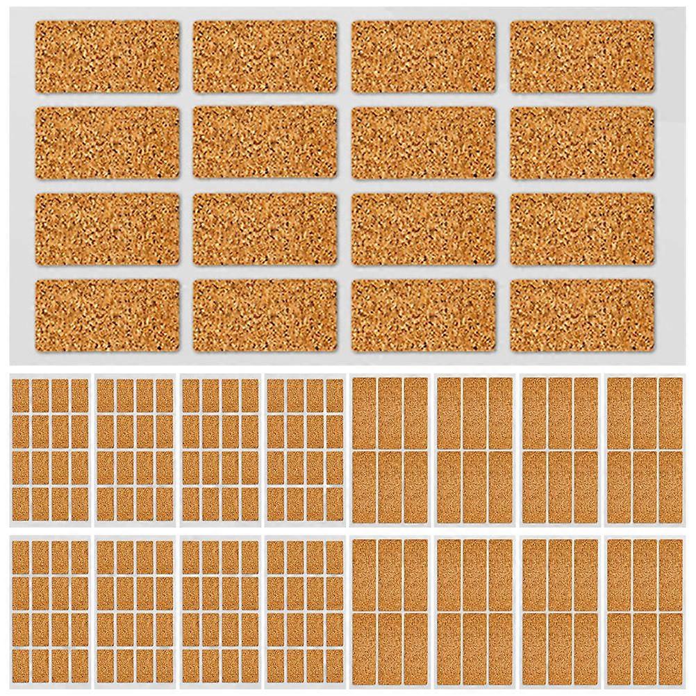 Water Resistant Cork Labels for Kitchen Storage with 24 Sheets Blank Stickers