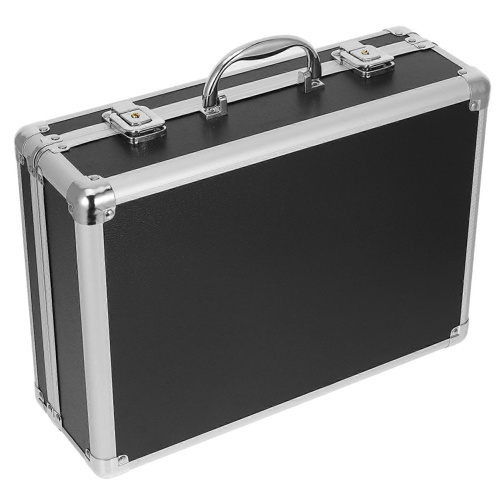 Aluminum Alloy Tool Box Lockable Carrying Case for Home Use 2Pcs