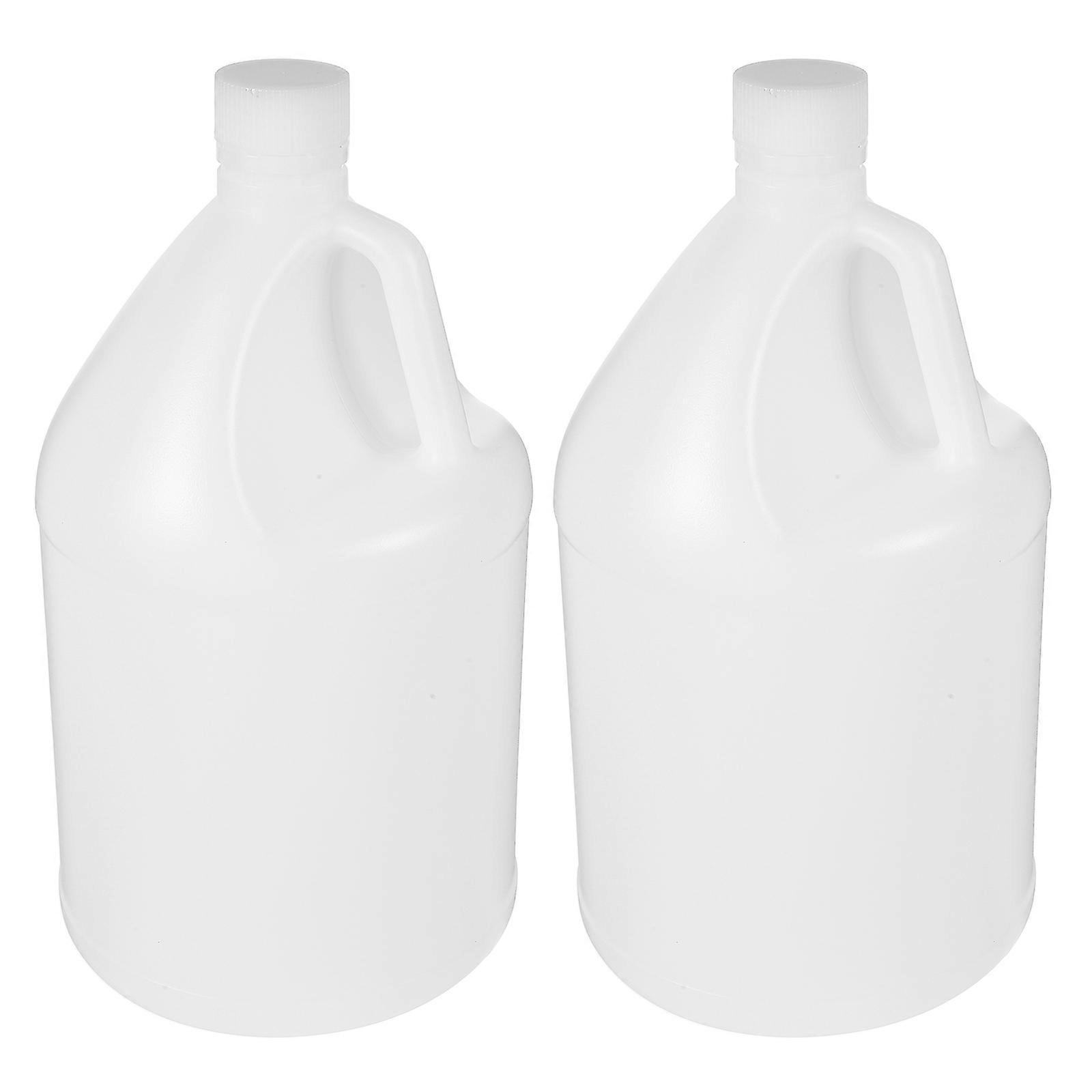 Water Storage Jug Gallon Plastic Jug for Storage Use 2Pcs with Caps