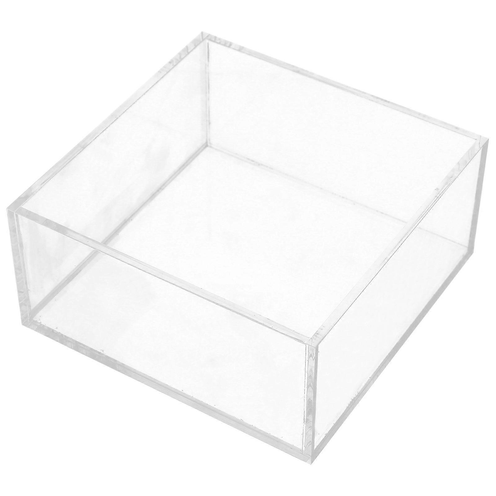 Acrylic Napkin Holder Square for Storage 5Pcs Transparent Clear Box