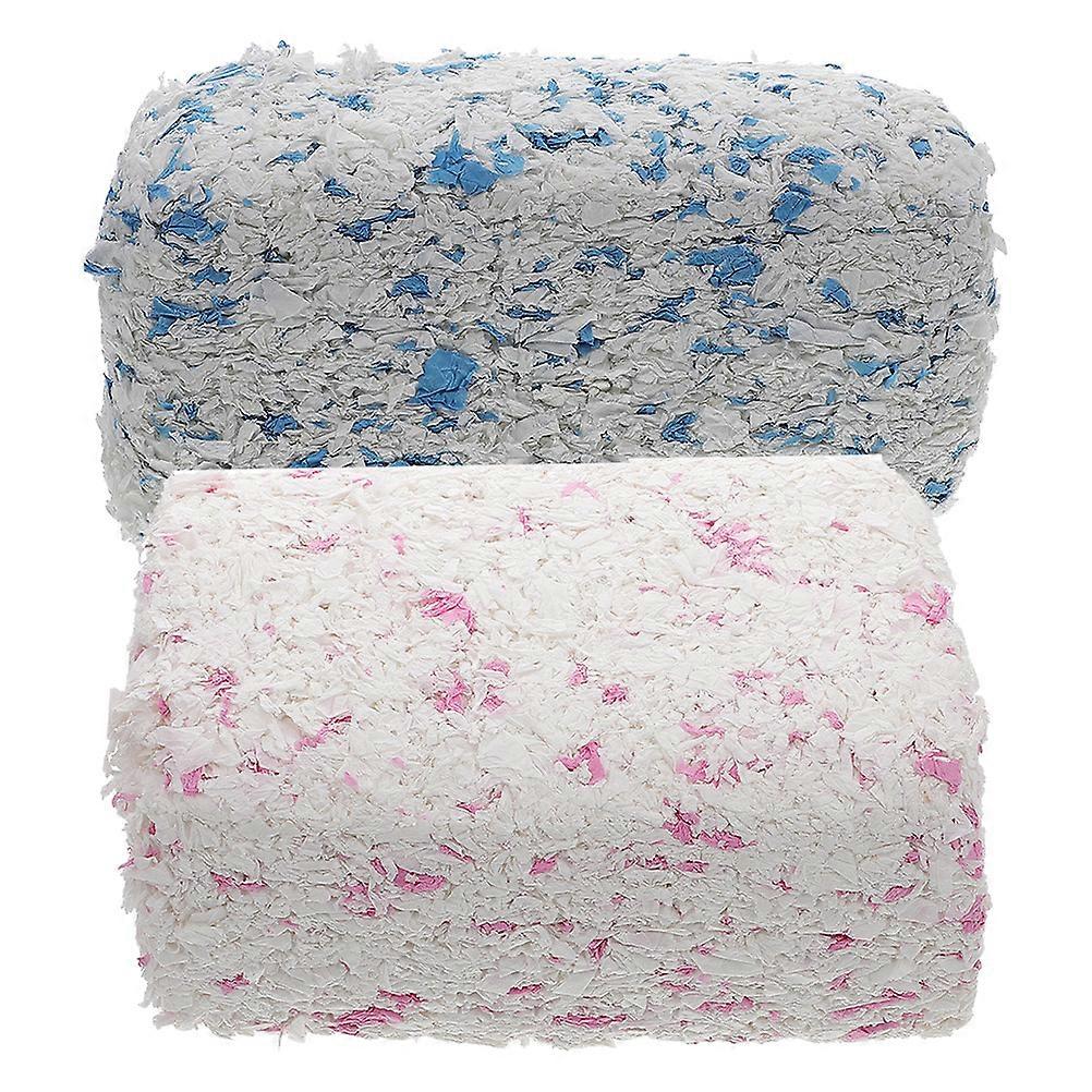 Pet Bedding Hamster Paper Bedding Supplies for 2Pcs Small Animals
