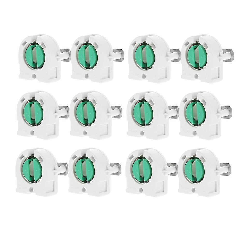 Fluorescent Lamp Holder Grid Light Socket for Secure 12Pcs Base