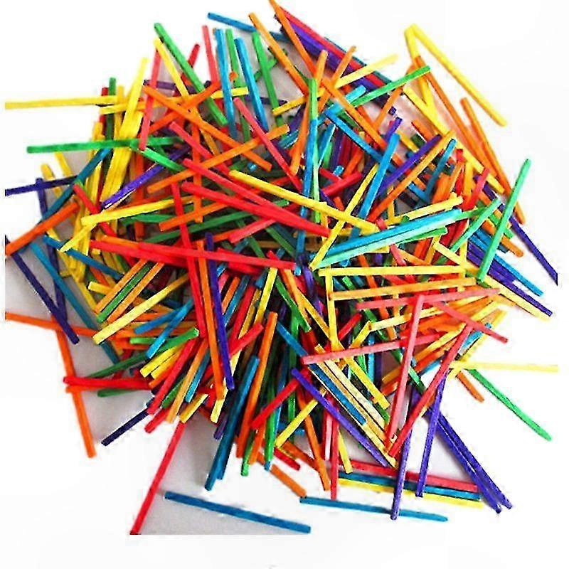 1000 Wooden Craft Sticks for DIY Art Projects, Suitable for Kids and Adults Crafting Activities