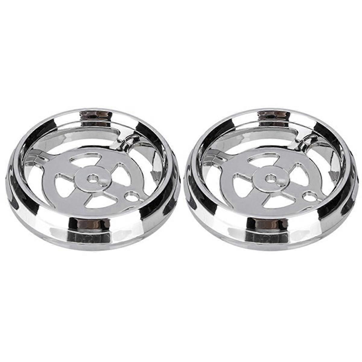 2 Pcs Car Rear Bumper Reflector Frame Base Cover Trim for 