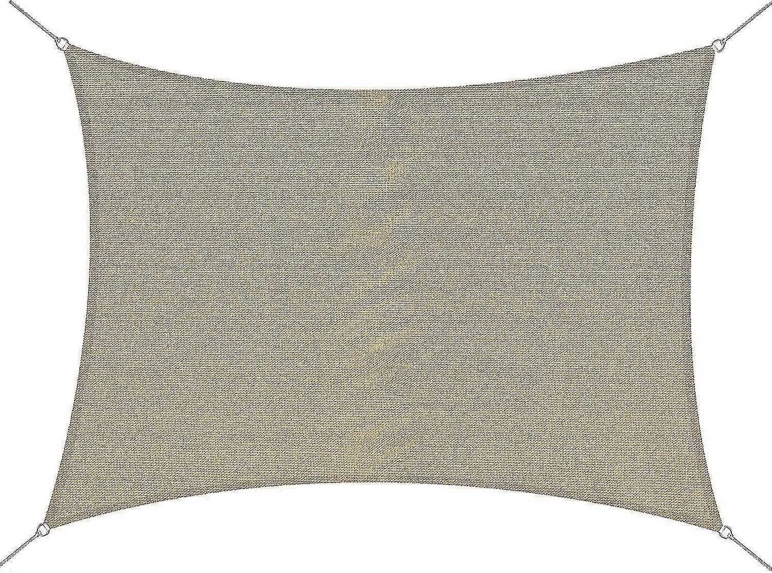 Voile D'ombrage Toile D'ombrage Rectangulaire 4x6m Toile Solaire Taud De Soleil Sable