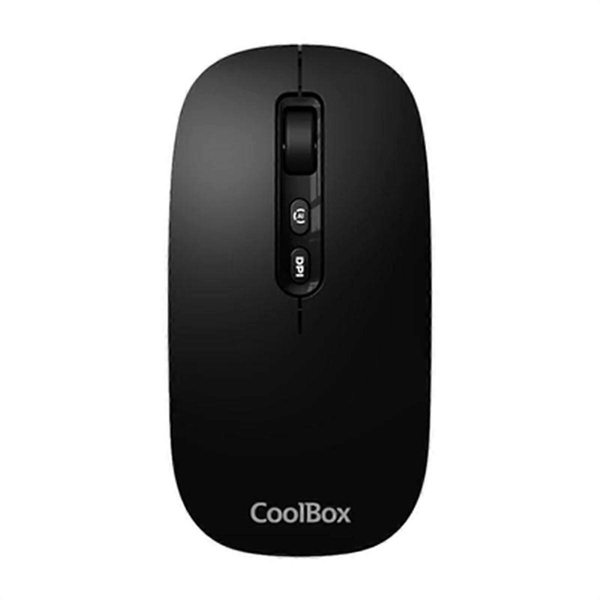 Wireless Mouse CoolBox Ratón W02-IA Black 1600 dpi
