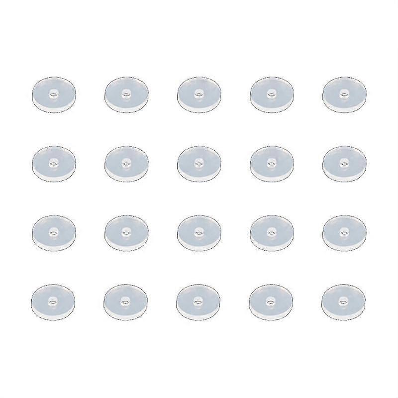 Piercing Healing Silicone Discs Transparent Disc Pads For Fixing The Earrings
