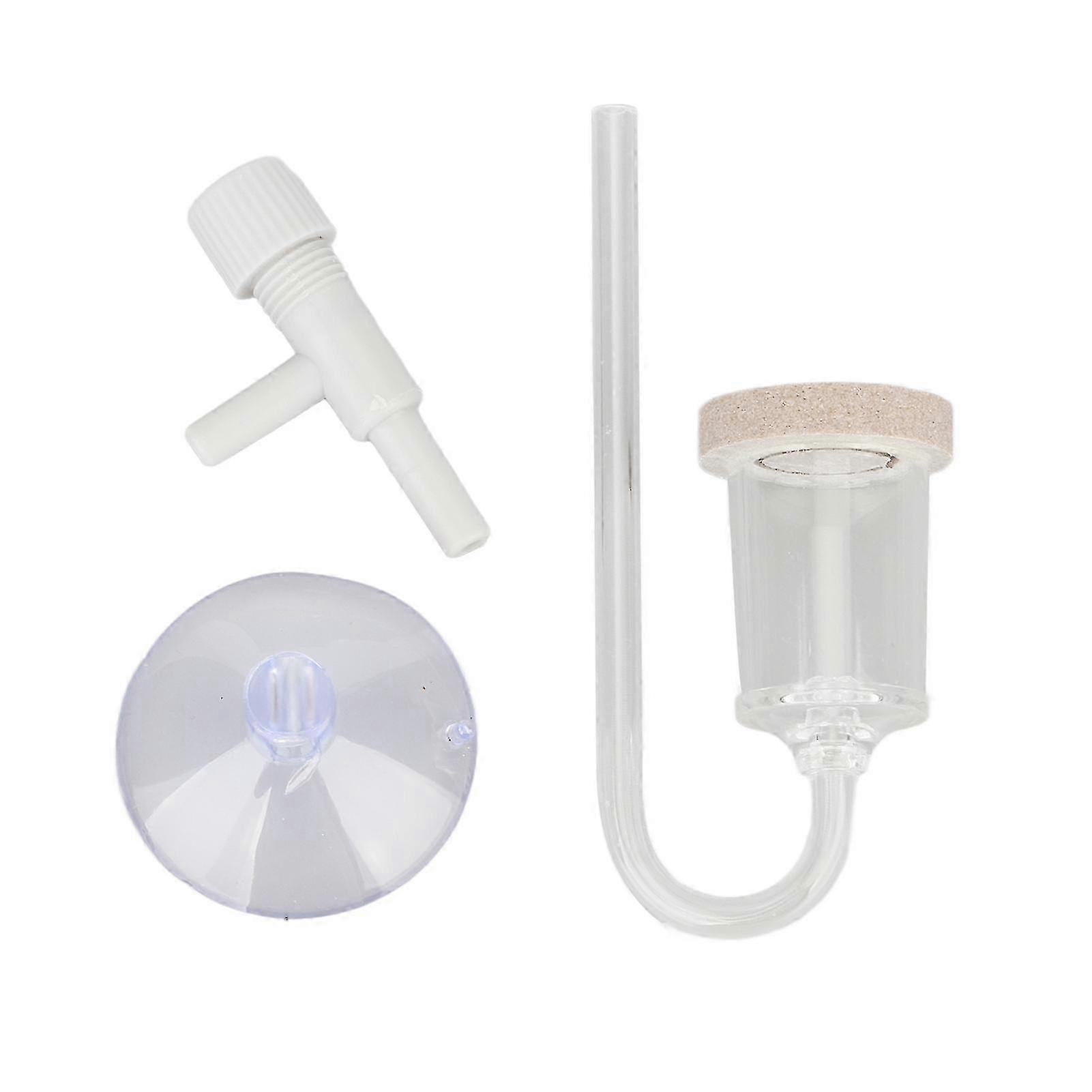 Aquarium CO2 Diffuser Transparent Acrylic High Dissolution Rate Fish Tank Bubble Counter L2025