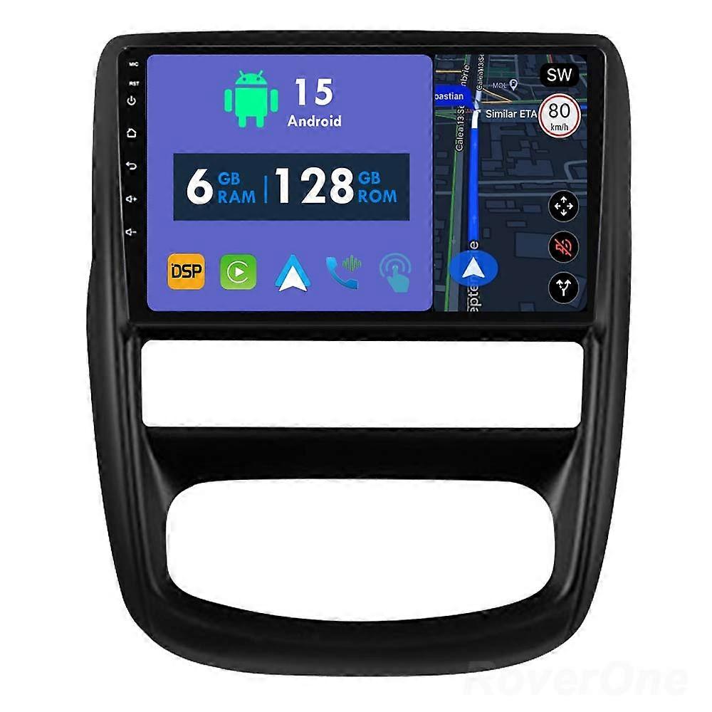 Car Radio 6G+128G CarPlay GPS Navigation Head Unit for Renault Duster 1 2010-2015 for Nissan terrano 3 2014-2022 Android Auto Stereo Touch Screen