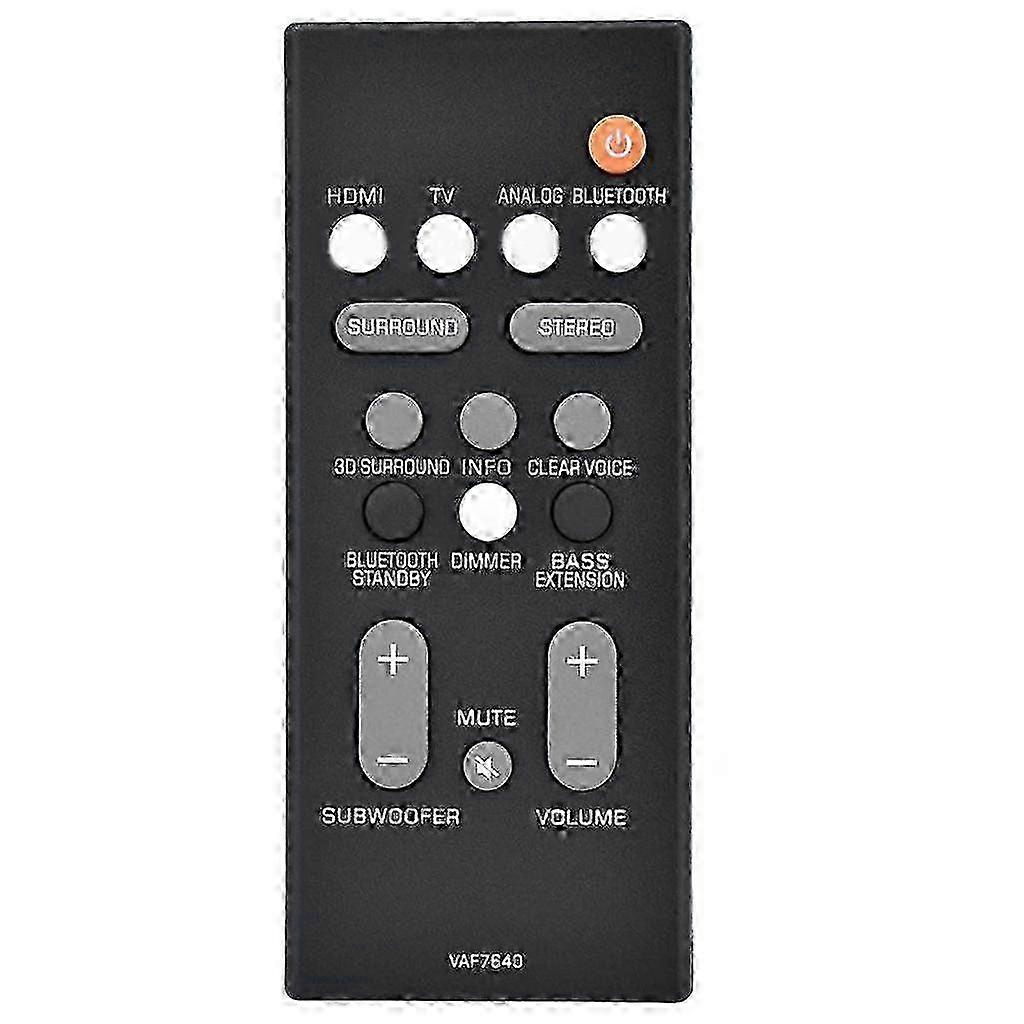 Sound BAR Remote VAF7640 VAF764 for Yamaha ATS-1080 YAS-108 ATS1080 YAS108