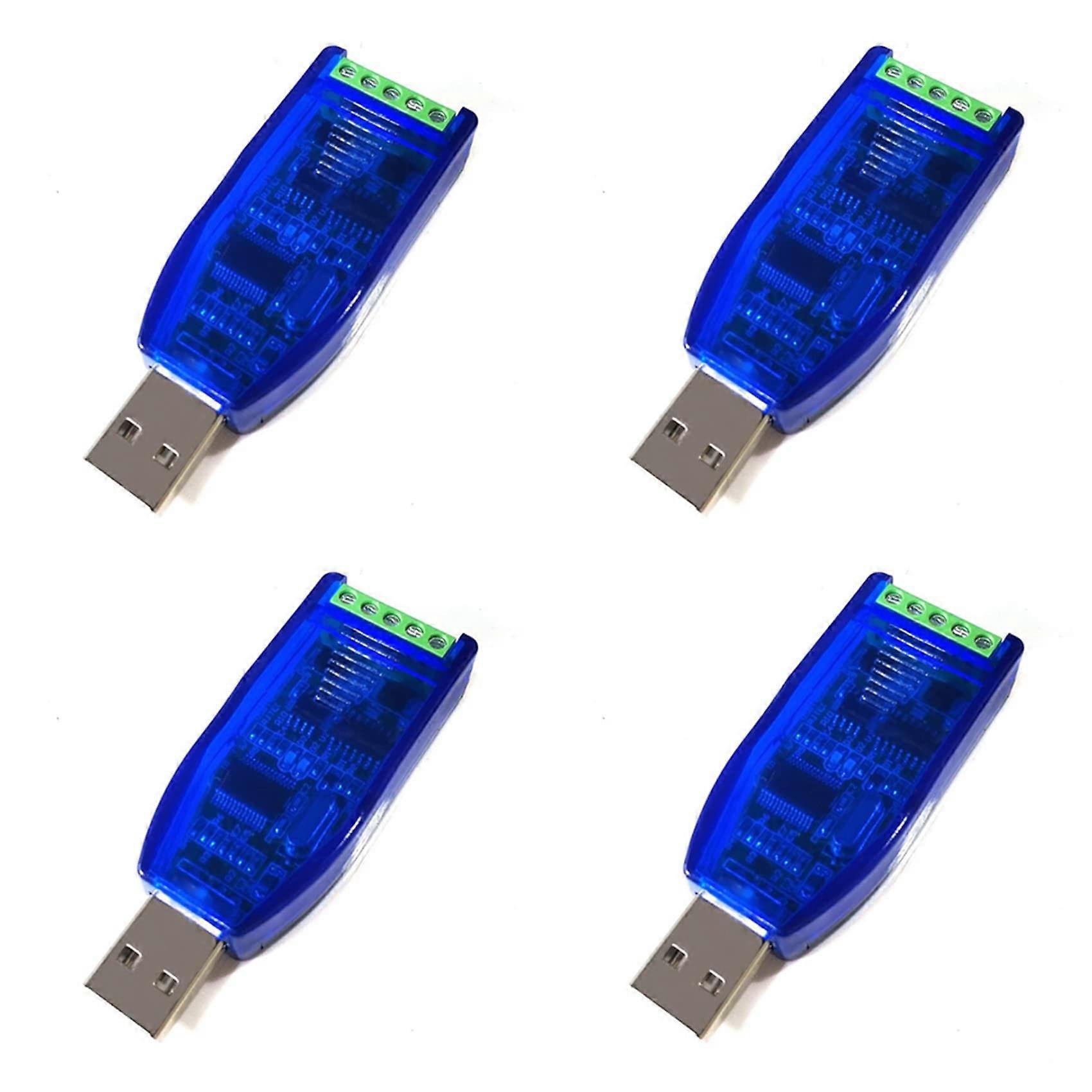 4X Industrial USB to RS485 RS232 Converter Protection Upgrade RS485 Compatibility V2.0 Standard