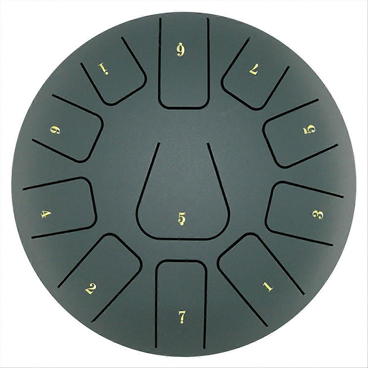 Tambour à langue en acier de 8 pouces, tambourin à 11 notes K