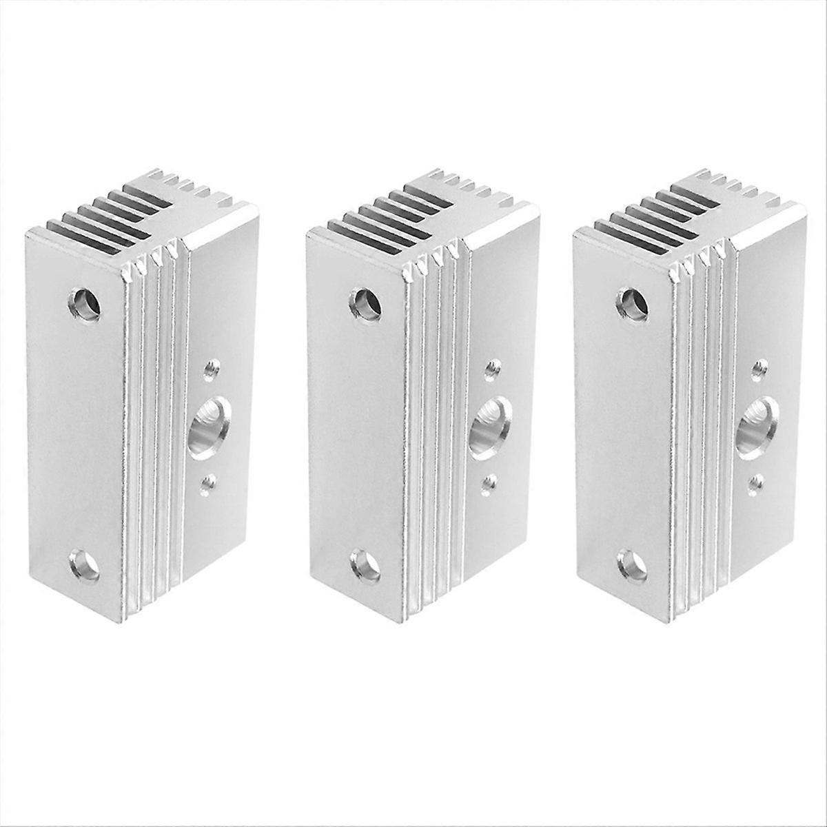 スプライトエクストルーダー用アルミヒートシンク冷却ブロック3個
