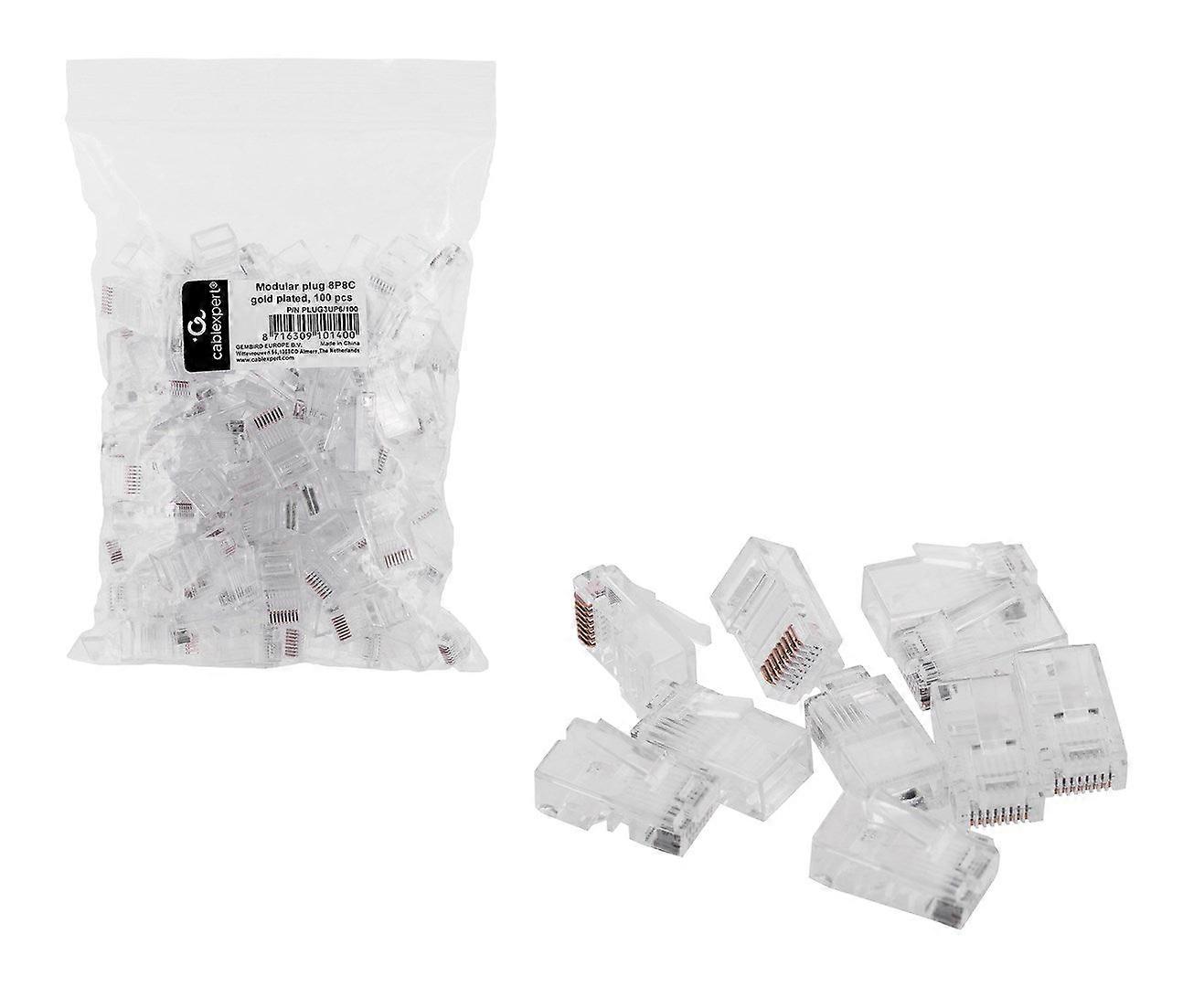 Cablexpert Plug3up6/100 Wire Connector 1 Transparent