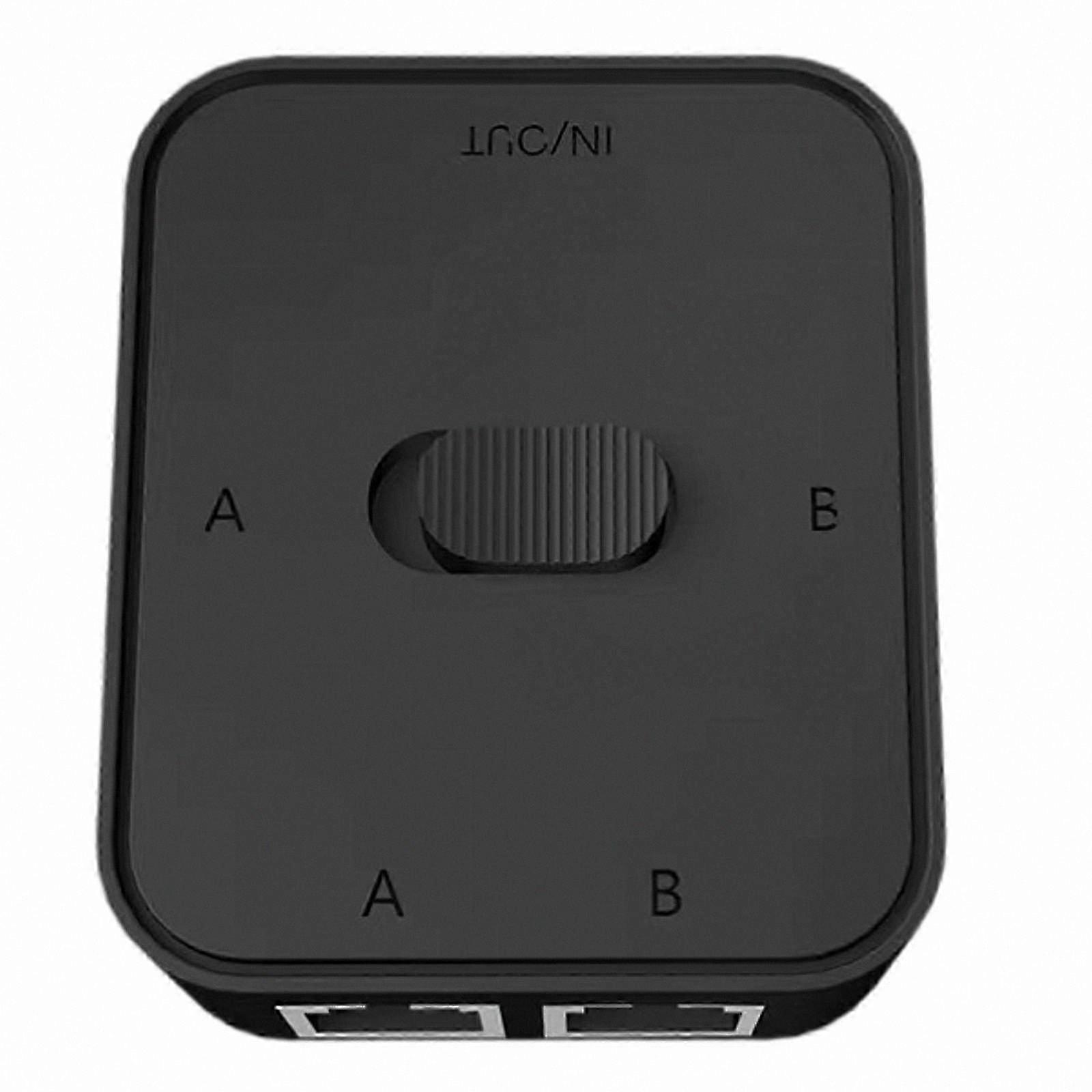 Compact Gigabit Ethernet Splitter with PoE Extender and 2-Way Switch Functionality