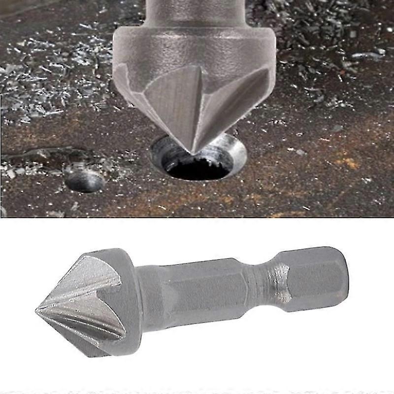 6 Flute Countersink Drill Bit 90 Degree Point Angle Chamfer Cutting Woodworking Opener Countersink Tool Power Tool accessories
