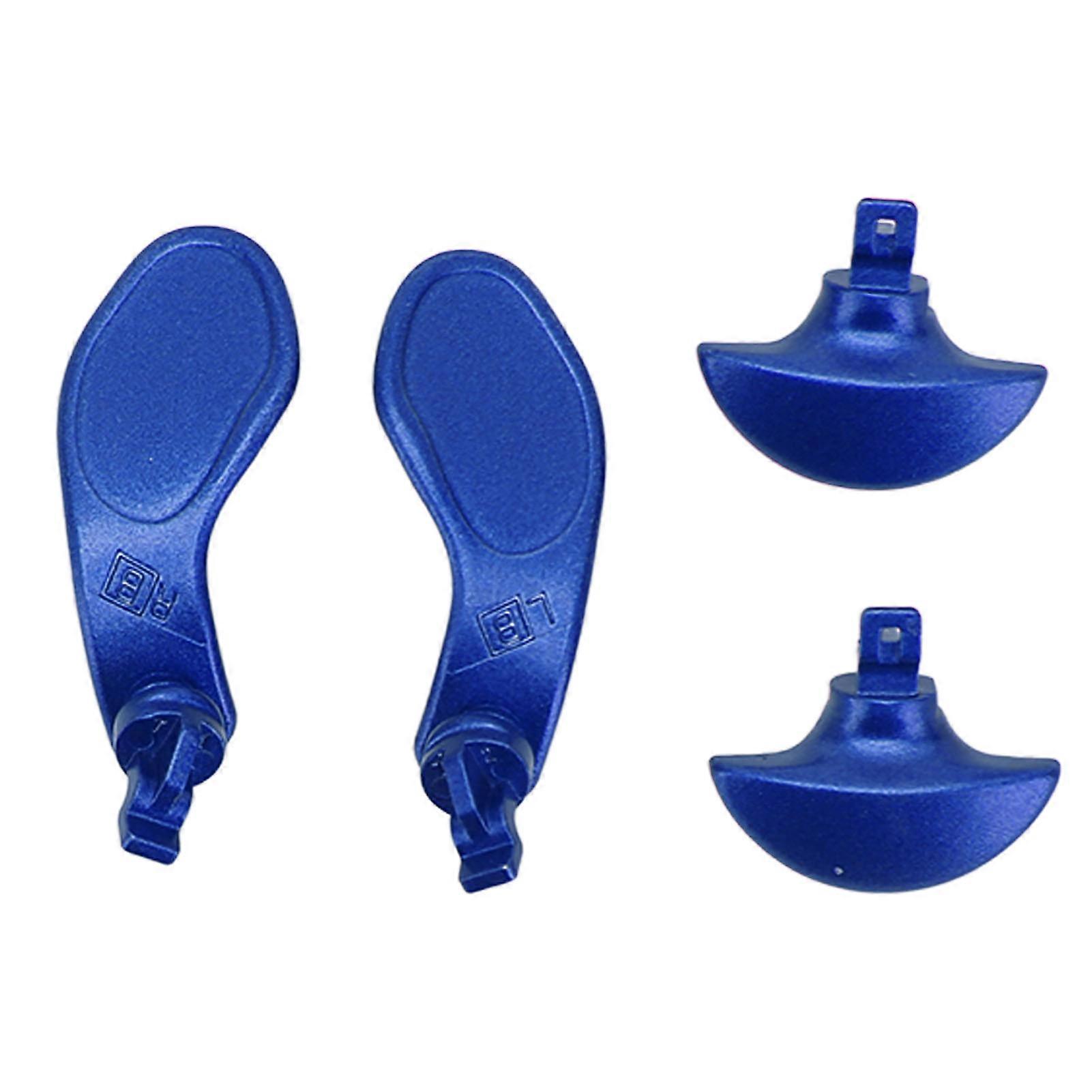 4pcs Game Controller Back Paddles Professional Replacement Metal Back Buttons for PS5 Edge Controller Blue 