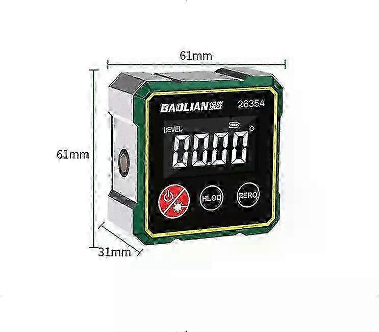 Scomeri Magnetic Digital Angle Finder with Electronic Laser,Aneedbaby Angle Tool