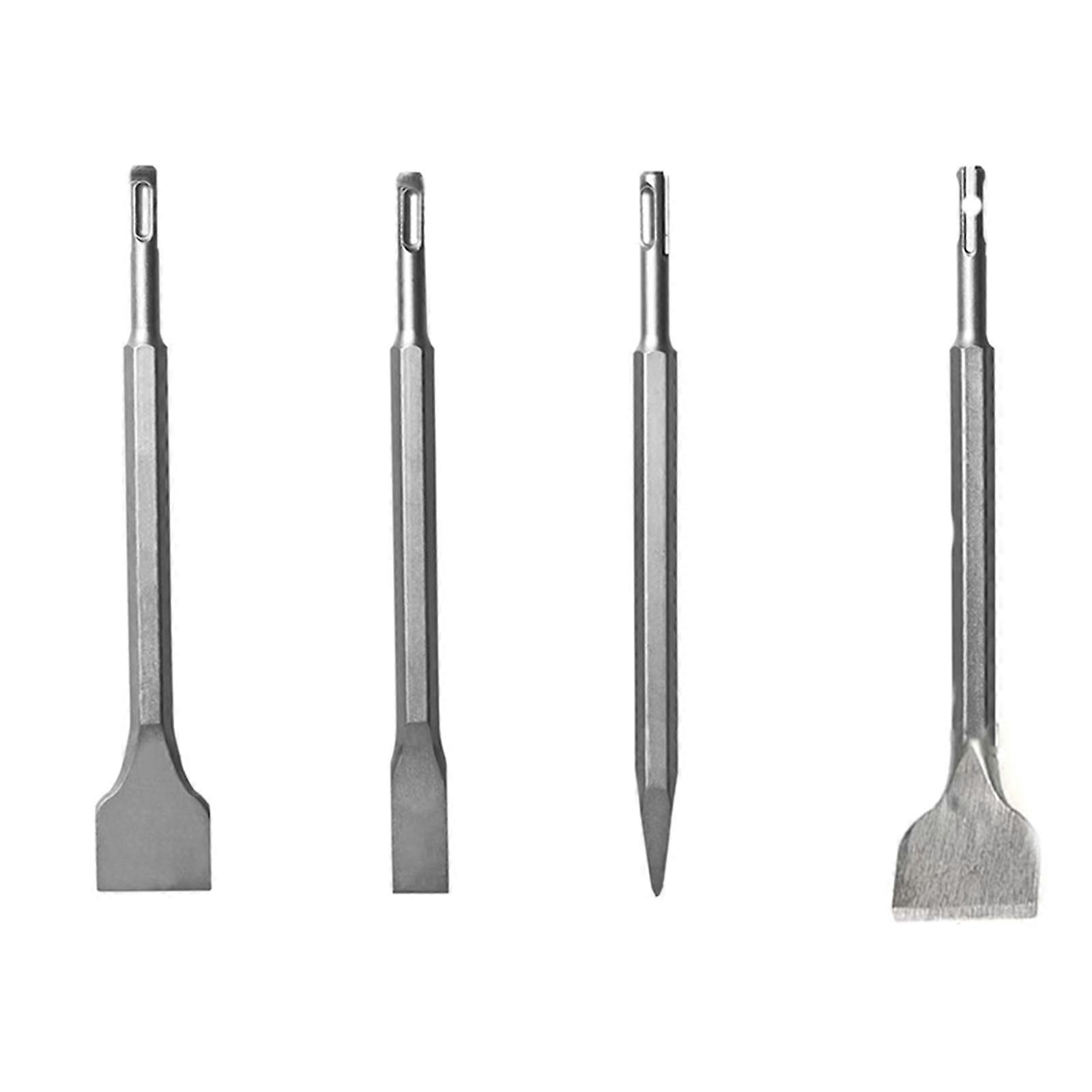 4Piece Chisel Tool Set for Hobbyists Students and Training Centers with Humanized Handle Designing for Reduced Fatigue Multicolor