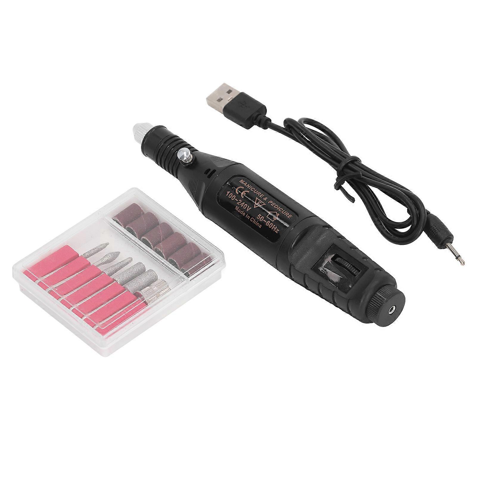 USB Engraving Machine Mini Handheld Adjustable Speed Electric Engraver for Polishing 100‑240V