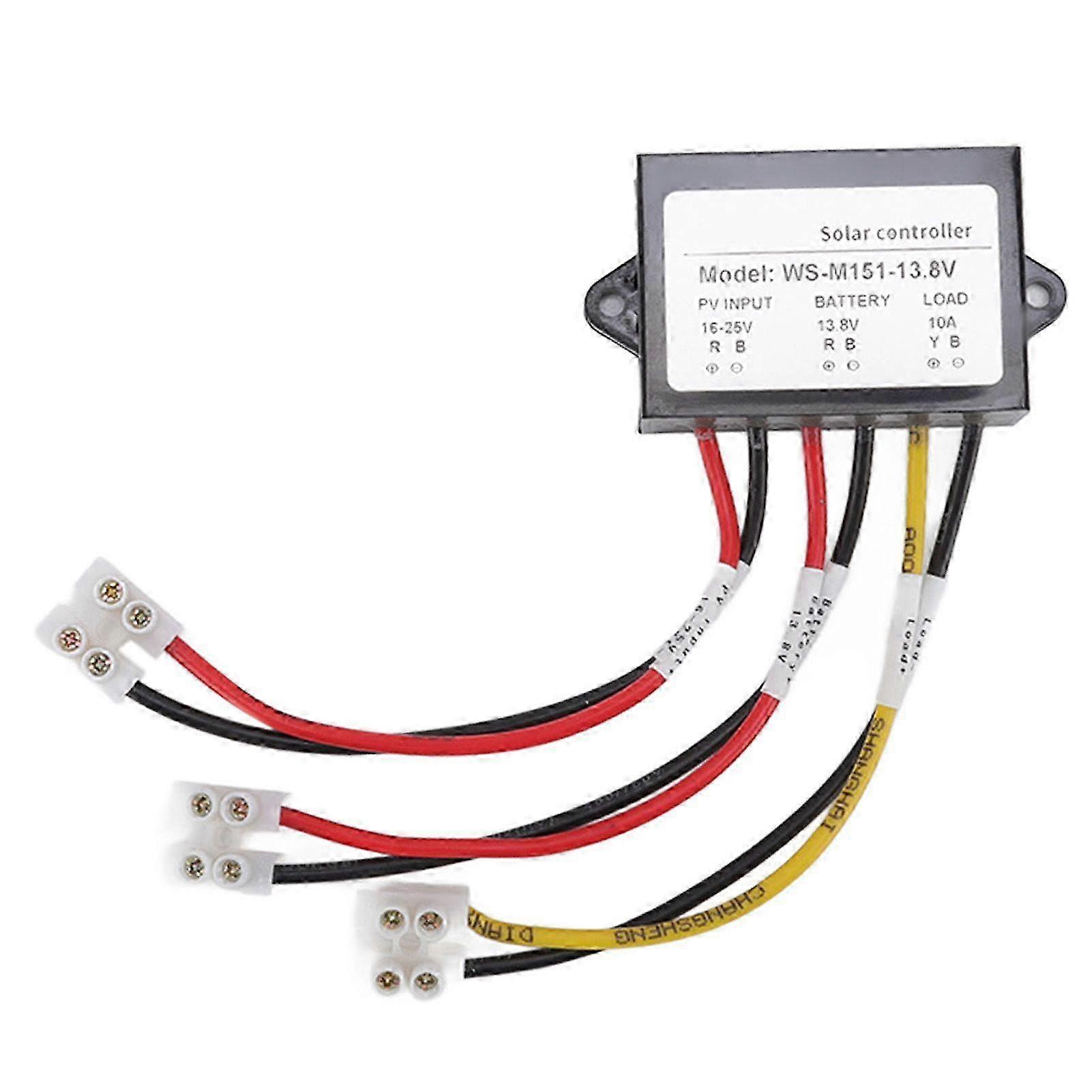 MPPT Solar Controller 150W 10A Photosensitive Night Load Output Solar Panel Controller for Street Lamp 13.8V