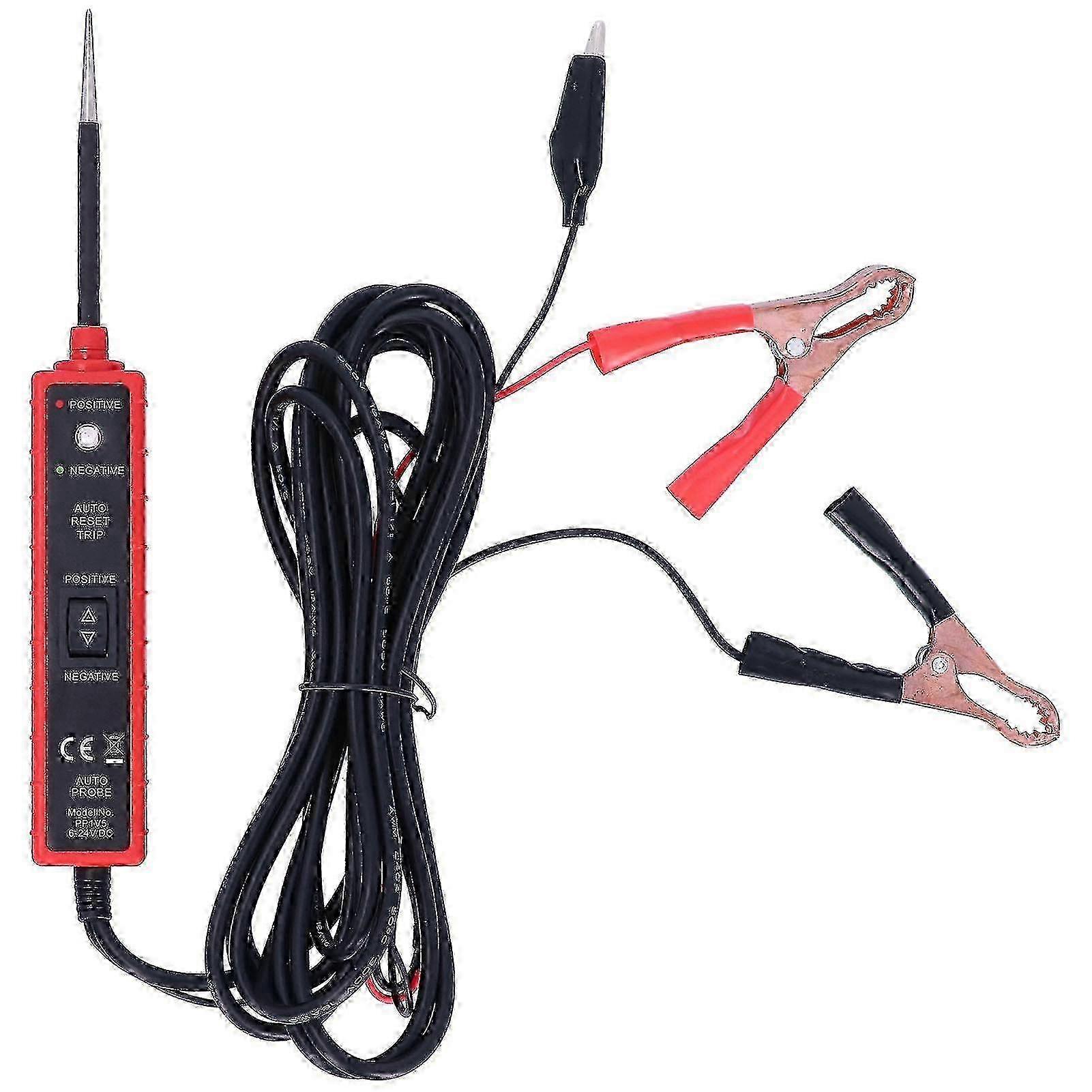 6-24v Power Probe Electrical Circuit Tester Detector Professional Auto Diagnostic Tool With 14.8ft Cable