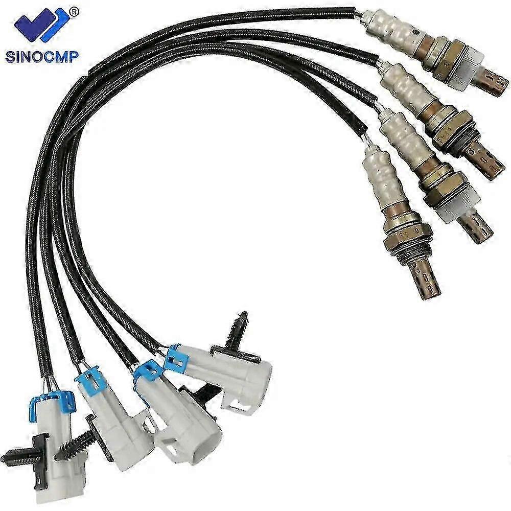4x Oxygen O2 Sensor Upstream Downstream 234-4256 234-4668 For 2008-2013 Gmc Sierra 1500 V8 4.8l 5.3l Car Direct Replace Parts