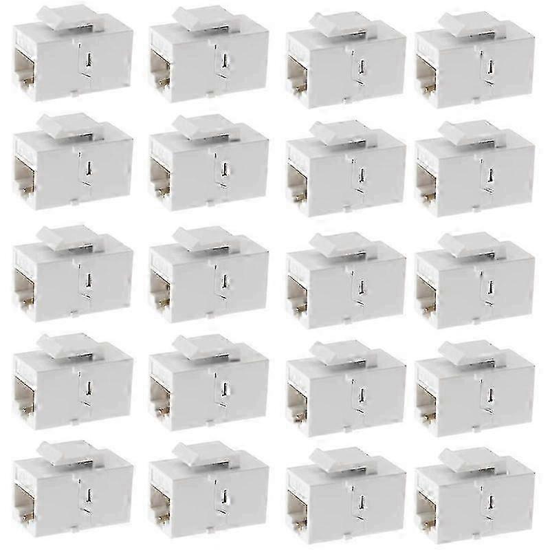 Ethernet Coupler Kit: 20 Pack Cat6 Inline Female Connectors for Network Cabling