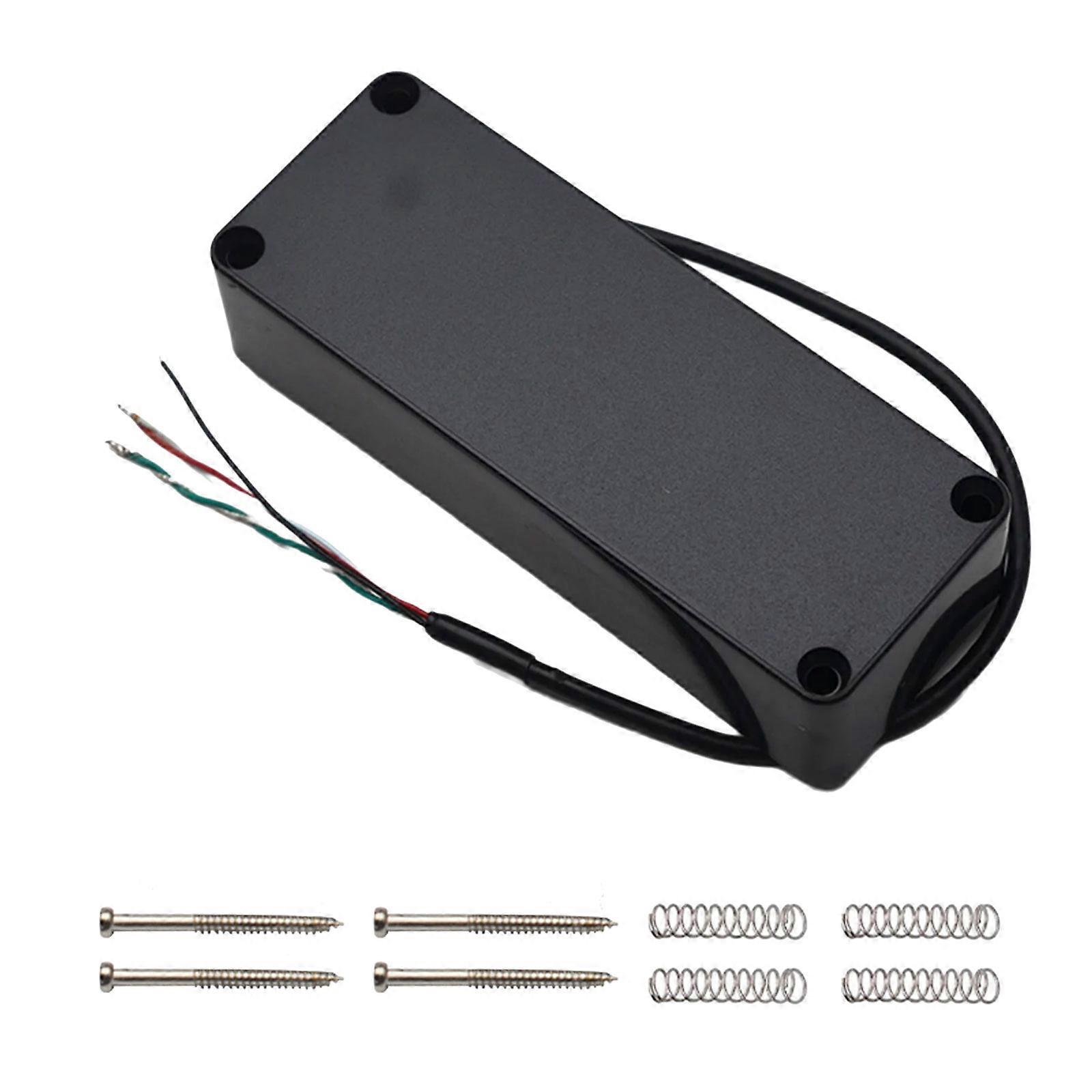 Musical Instrument Sensor for Electric Bass Ukulele Simple Installation Clear Sound Capture Broad Frequency Response Multicolor