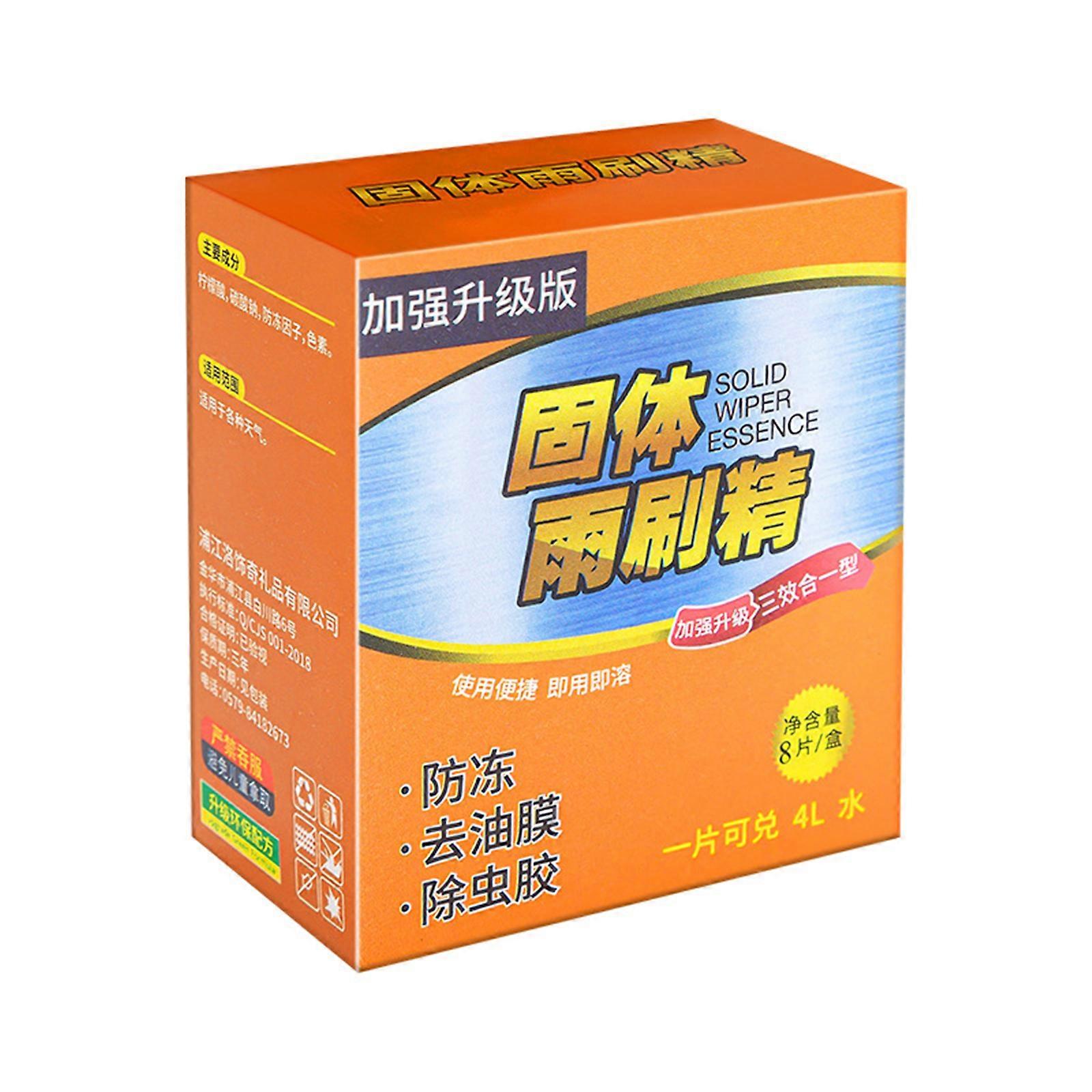 Long Lasting Auto Glass Washer Tablets Temperature Resistant Easy Storage Space Saving Windshield Cleaner Tablet Multicolor