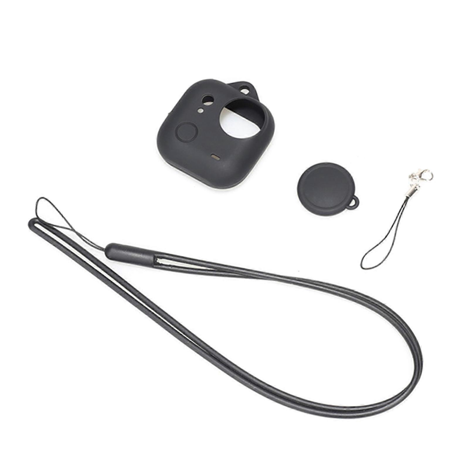 Soft Elastic Body Protector Case Sleeve Featuring Precise Molded Lens Cover And Wrist Rope For Adventure Filming Devices Multicolor