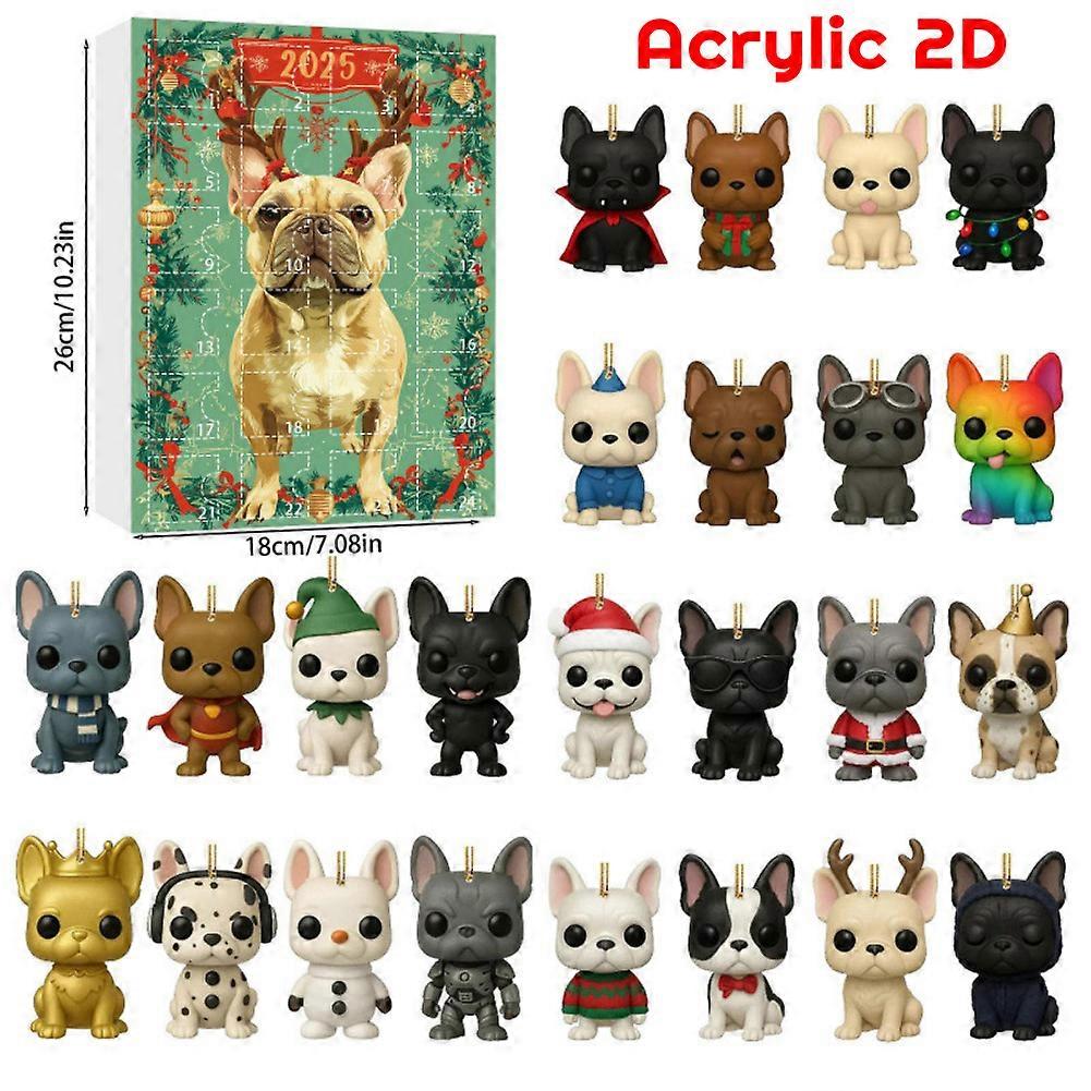 Dog 24 Days Christmas Countdown Calendar Christmas Advent Calendar Xmas Countdown Calendar for Dog Lovers