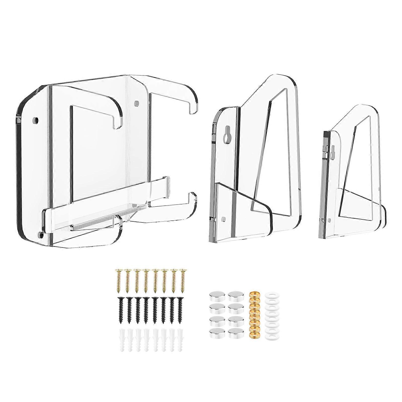 Clear Acrylic Router Wall Mount Box Power Supply Mounting Acrylic Panel Wall Bracket Space Saving For G3 Router Multicolor