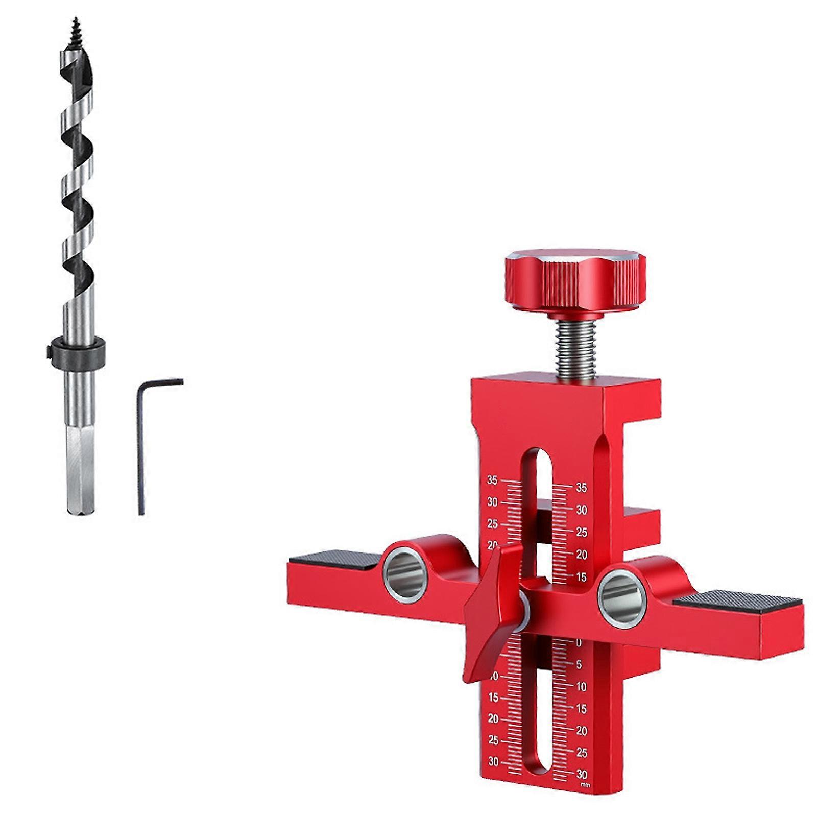 Wardrobe Door Mounting Clamp Cabinet Door Hardware Jig Adjustable Auxiliary Tool Installation Positioner Easy to Install Multicolor