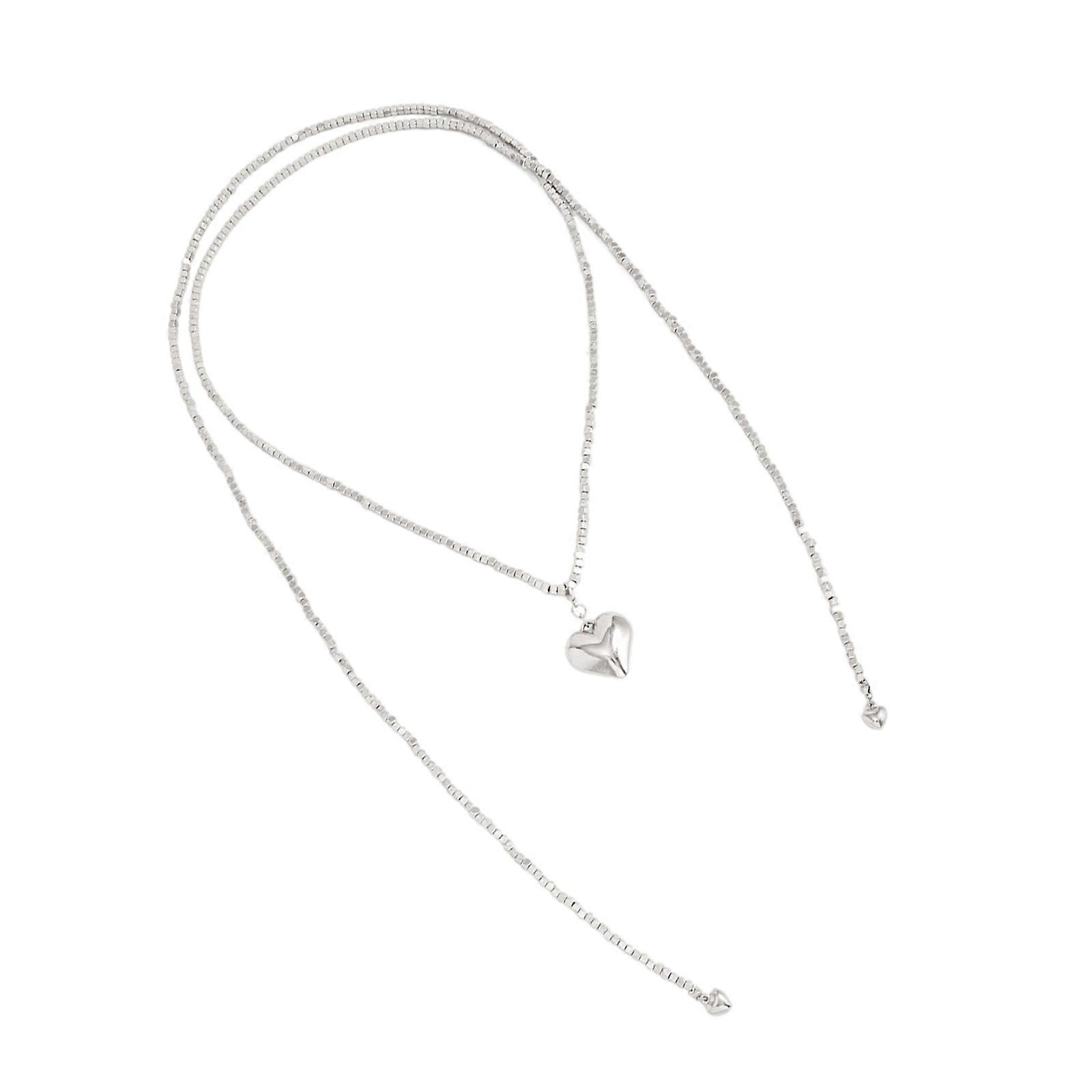 Sturdy Multi Strand CCB Necklace Layering Material Clavicle Chain Maintains Shine Through Frequent Use Multicolor