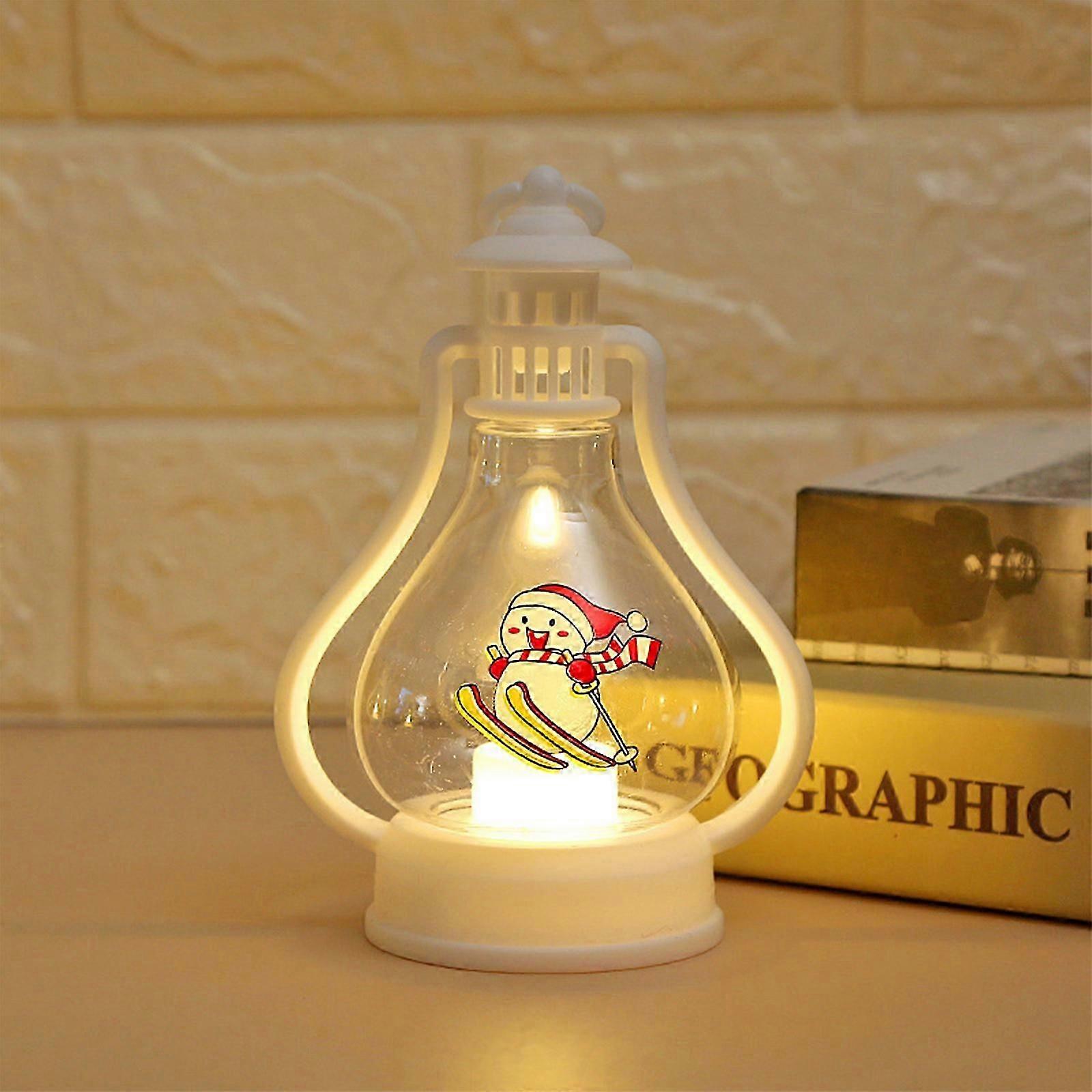 Xmas Tree Pendant Christmas LED Lantern Window Ornament Exquisite Practical Led Light