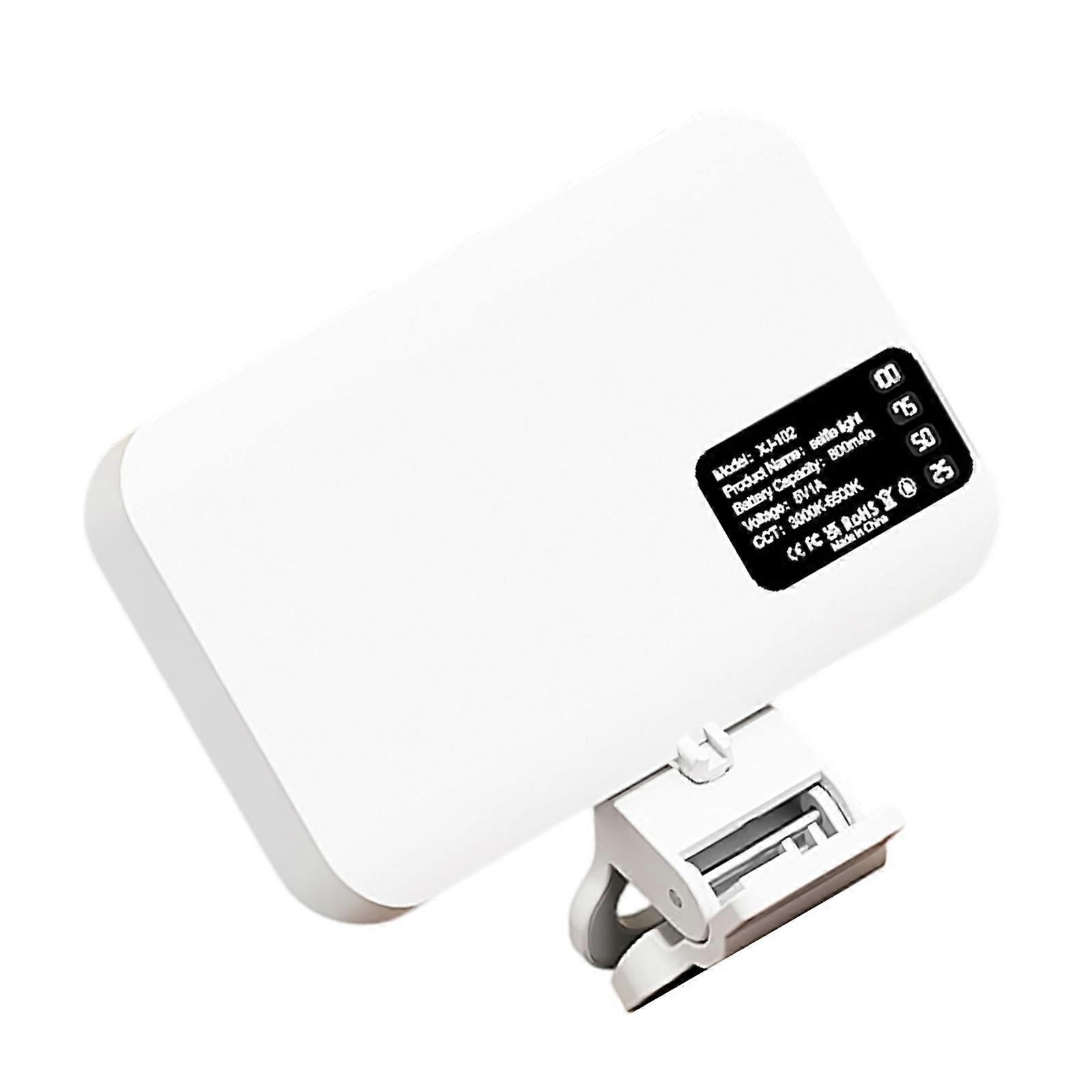 Transportable Selfportrait Light With 60 Tall Brightness LEDs 3 Color Temperatures Modifiable Grip Not Slip Plan For Smartphone Panel  White