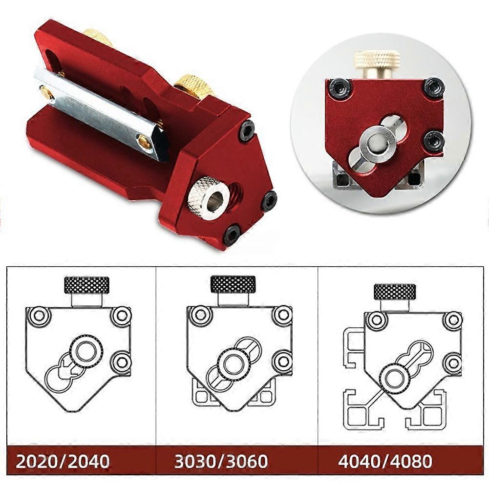 Professional Multifunctional Tools Profile Tapping Assistant 20/30/40 Series Multi-Function Drilling Threading Fixture A