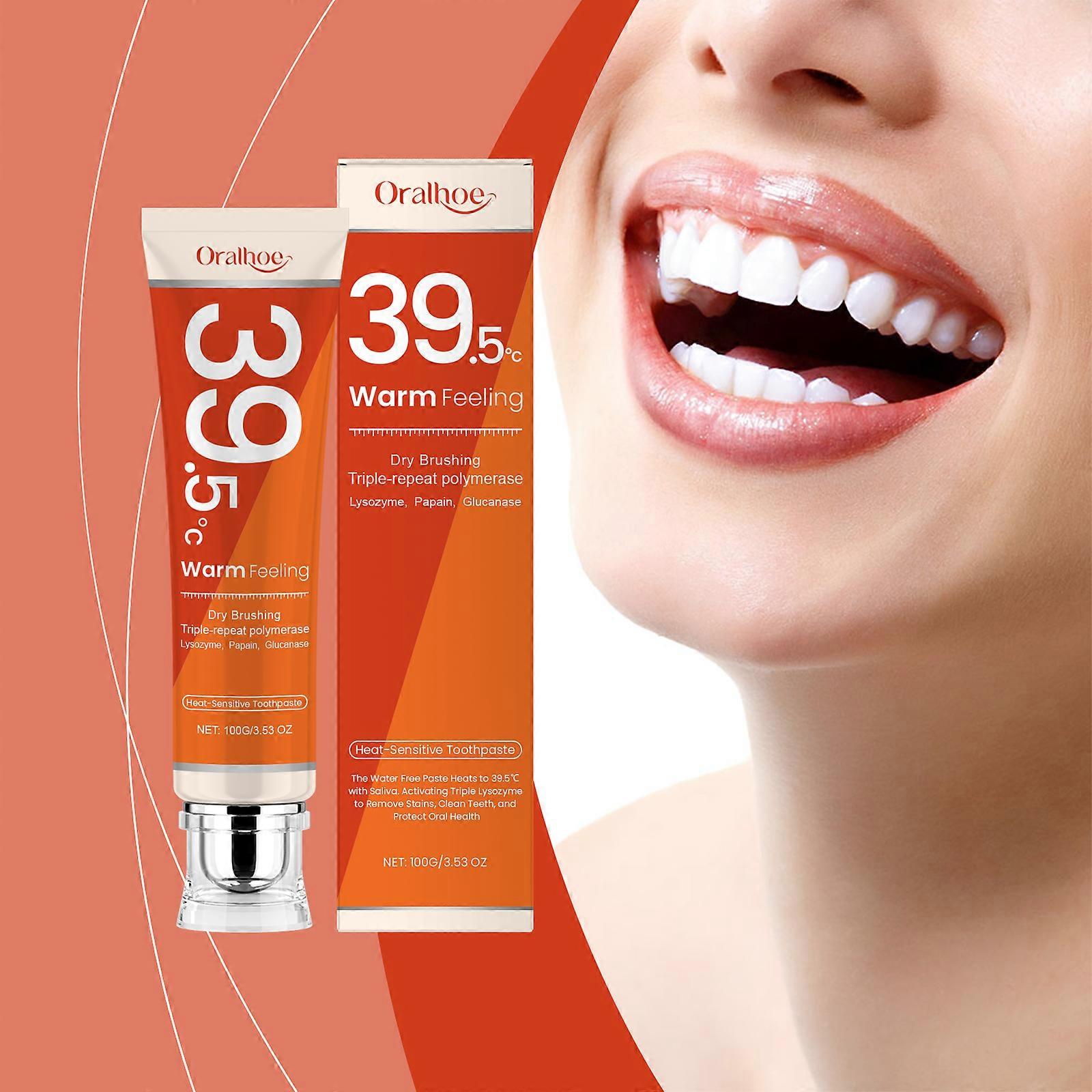 Oralhoe Toothpaste, For Removing Stains And Tartar, Gentle Daily Maintenance, Long-Lasting Cleaning Of Teeth, Refreshing And Fragrant Toothpaste