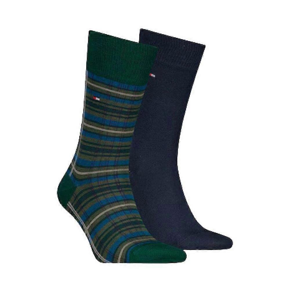 Tommy Hilfiger Mens Patterned Socks (Pack of 2)