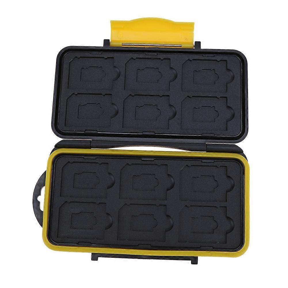 Multi-Grid Memory Card Case Anti-Shock Waterproof Mini Memory Card Case Protector Cover Large Capacity
