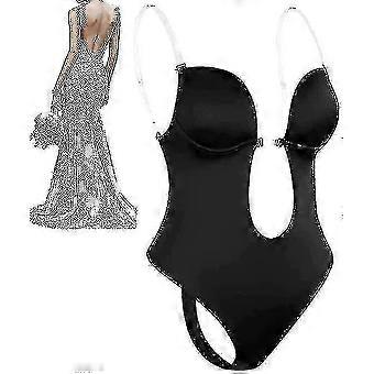 Damen Shapewear Bodysuit V-Ausschnitt Bauchkontrolle