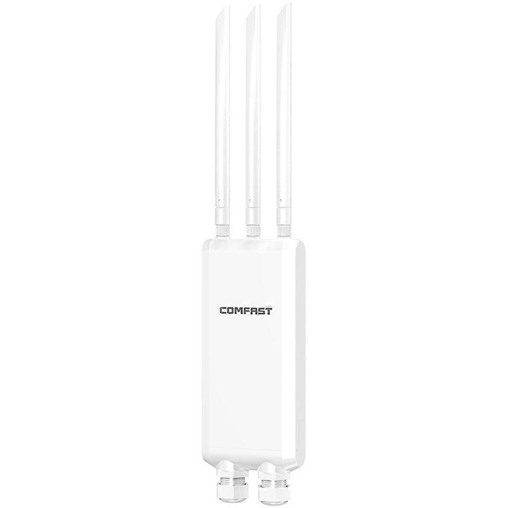 Comfast 1300Mbps Dual-Band Outdoor Access Point Gigabit WiFi AP, Long Range Repeater, 3x5dBi High Power Antennas EU PLUG