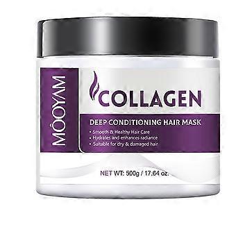 Collagen Hair Mask - Deep Hydration & Repair für trockenes, geschädigtes Haar, Natürliche Kollagenmaske für die Haarbehandlung, Collagen Deep Conditioning Hair Mask