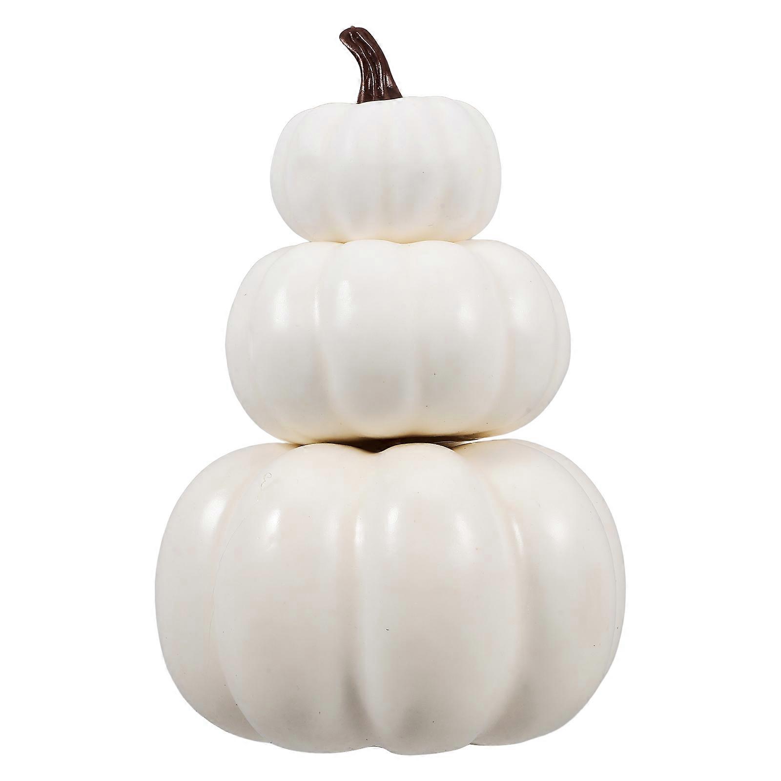 Halloween Pumpkin Prop Foam Pumpkin Decorative Stackable Design