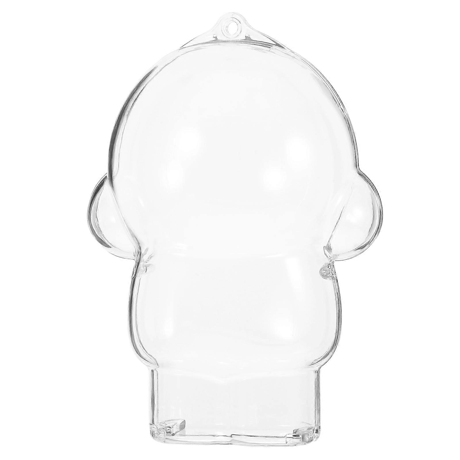 Action Figure Case Transparent Storage Organizer for Doll Protection